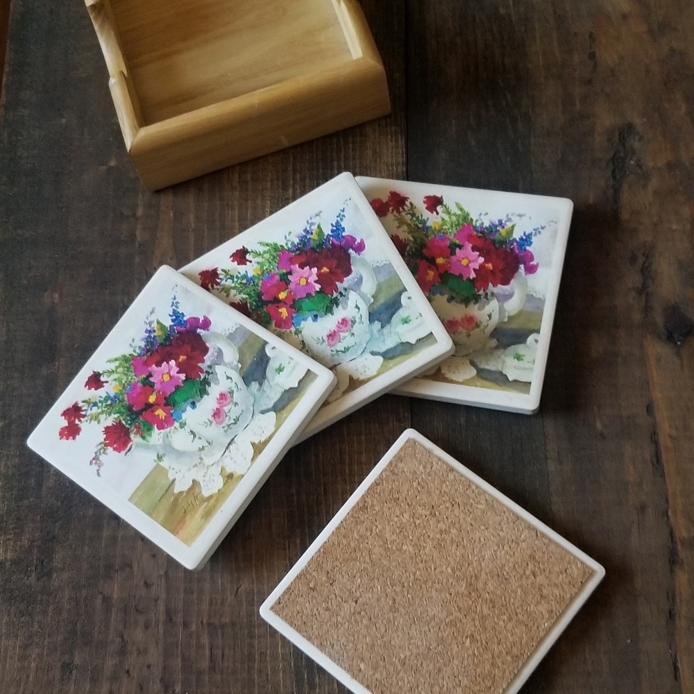 Vintage Judy Buswell coasters